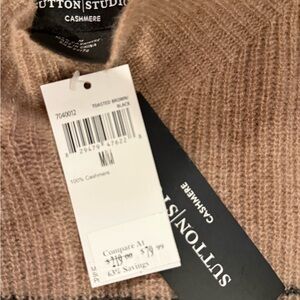 Sutton Studio Cashmere in Toasted Brown and Black